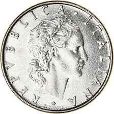 Monnaie, Italie, 50 Lire, 1985, Rome, TTB+, Acier inoxydable, KM:95.1