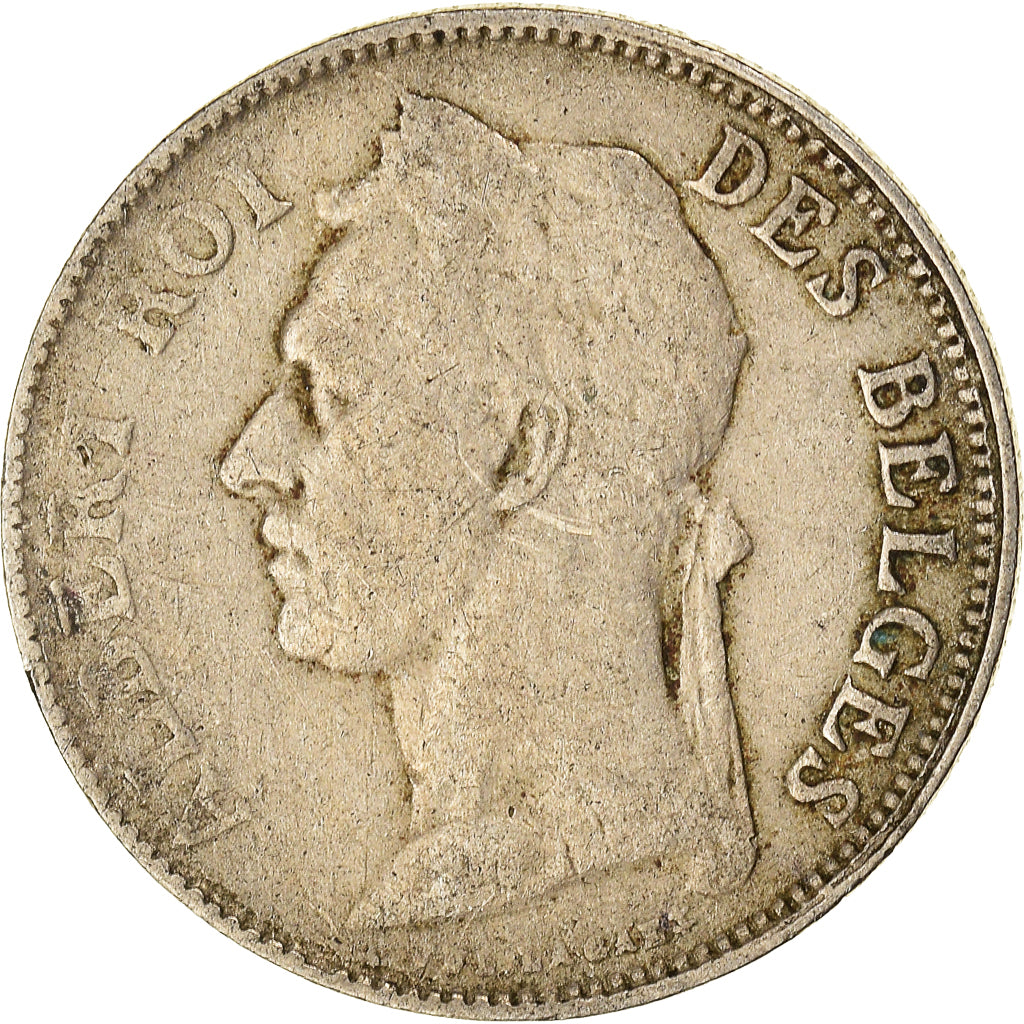 Coin, Belgian Congo, 50 Centimes, 1923, EF(40-45), Copper-nickel, KM:22
