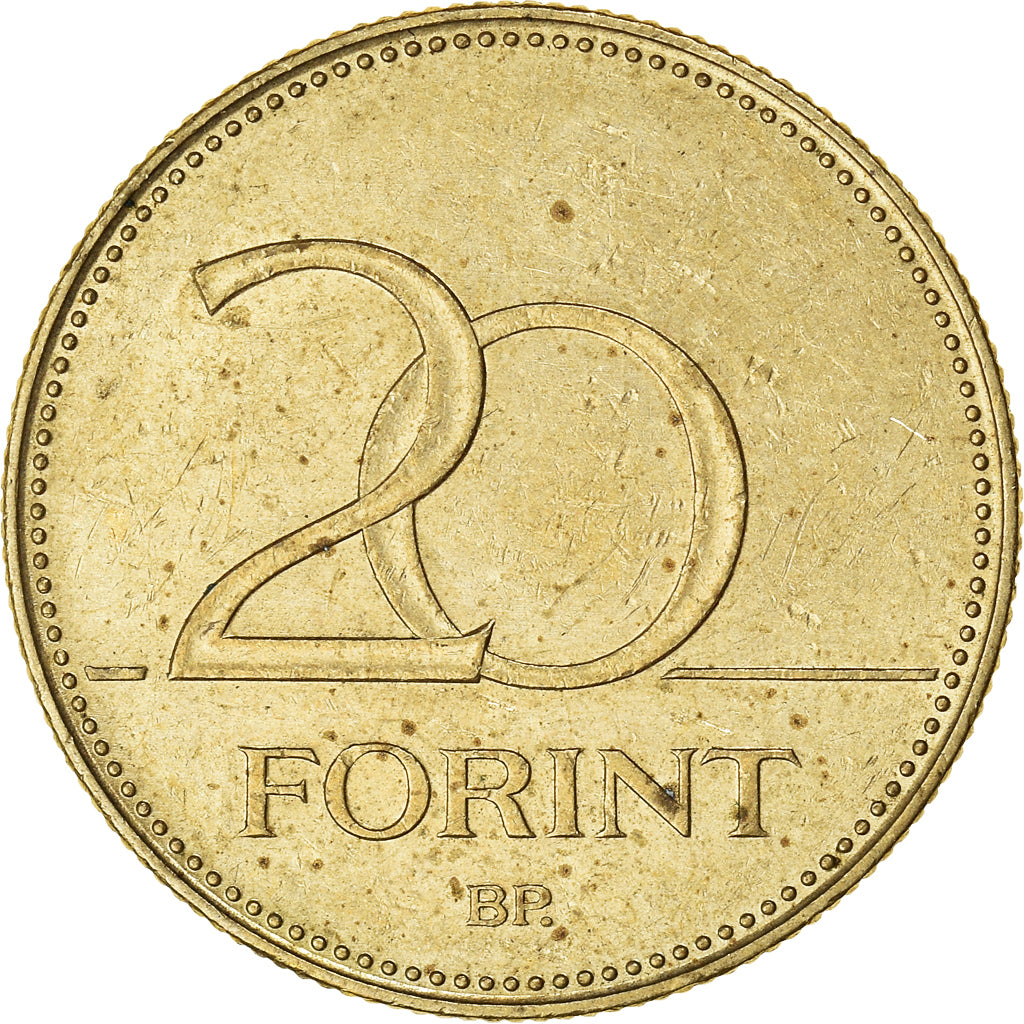 Munten, Hongarije, 20 Forint, 2006, Budapest, FR, Nickel-brass, KM:696