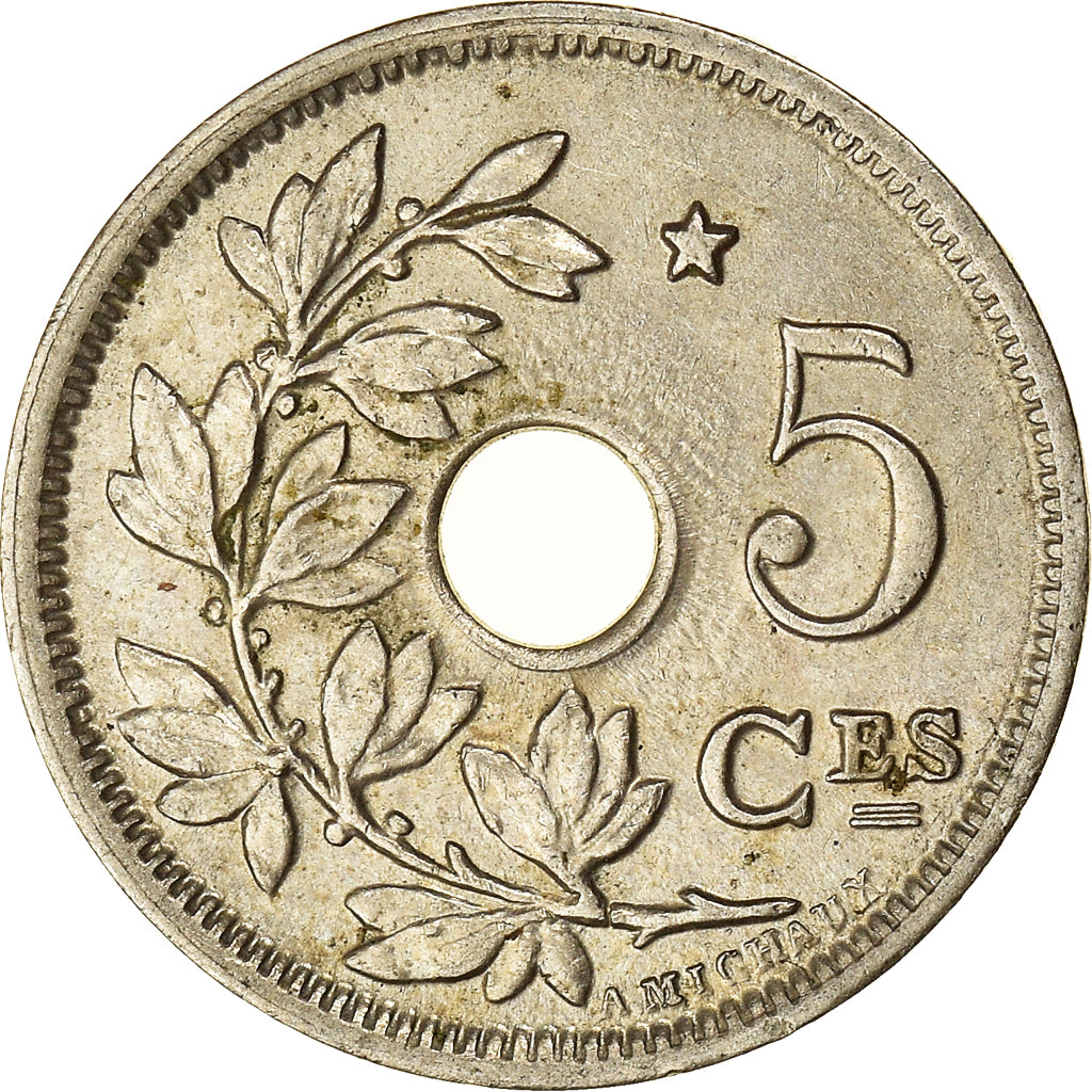 Coin, Belgium, 5 Centimes, 1932, VF(30-35), Nickel-brass, KM:93