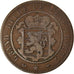 Coin, Luxembourg, William III, 10 Centimes, 1860, Paris, VF(30-35), Bronze