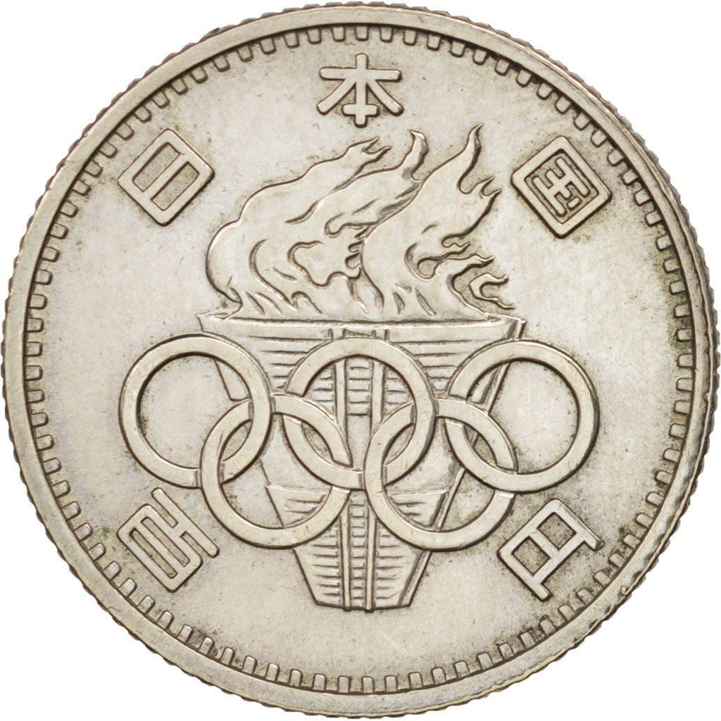 Japan, Hirohito, 100 Yen, 1964, AU(55-58), Silver, KM:79