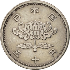Japan, Hirohito, 50 Yen, 1955, EF(40-45), Nickel, KM:75
