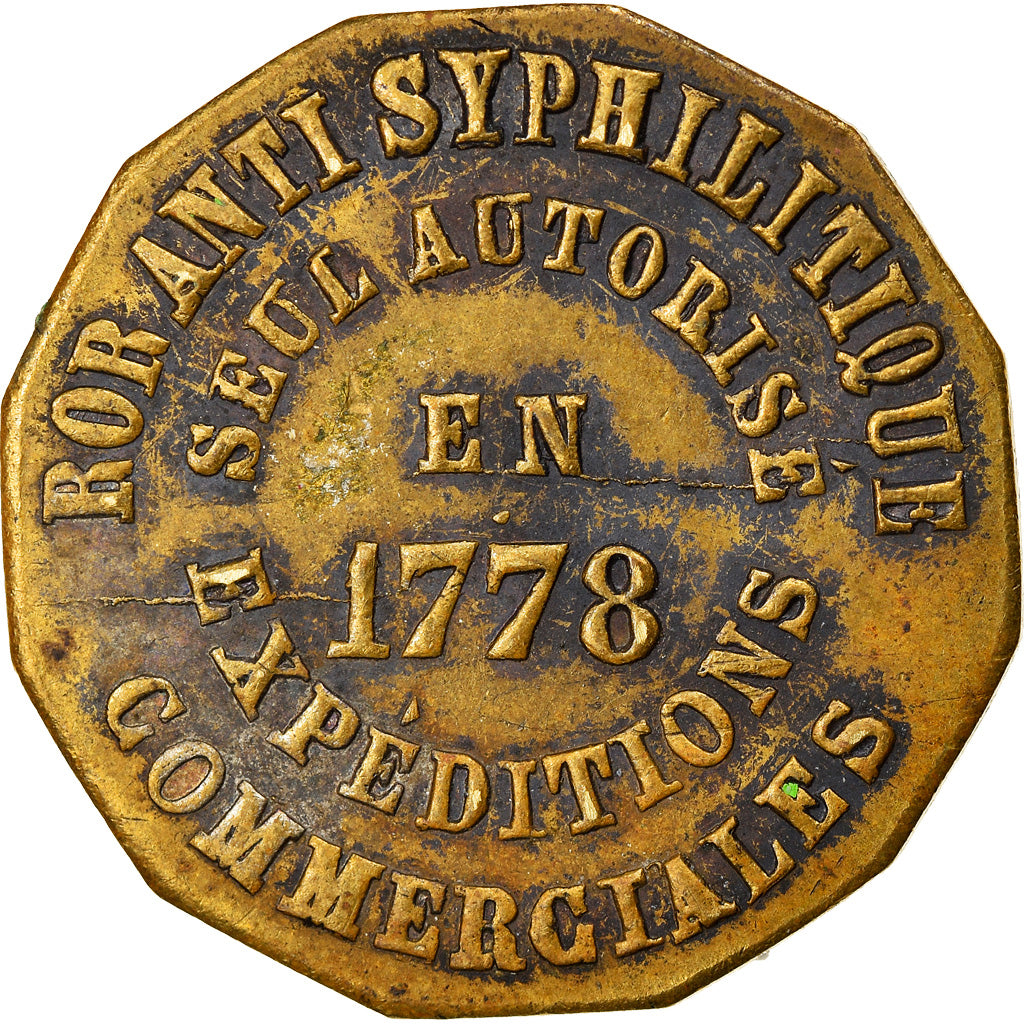 Frankreich, Token, Maison Close, Maison Laffecteur, Paris, SS, Messing