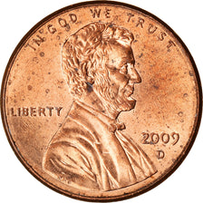 Coin, United States, Lincoln Bicentennial, Cent, 2009, U.S. Mint, Denver