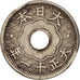 Japon, Yoshihito, 10 Sen, 1921, TB+, Copper-nickel, KM:45