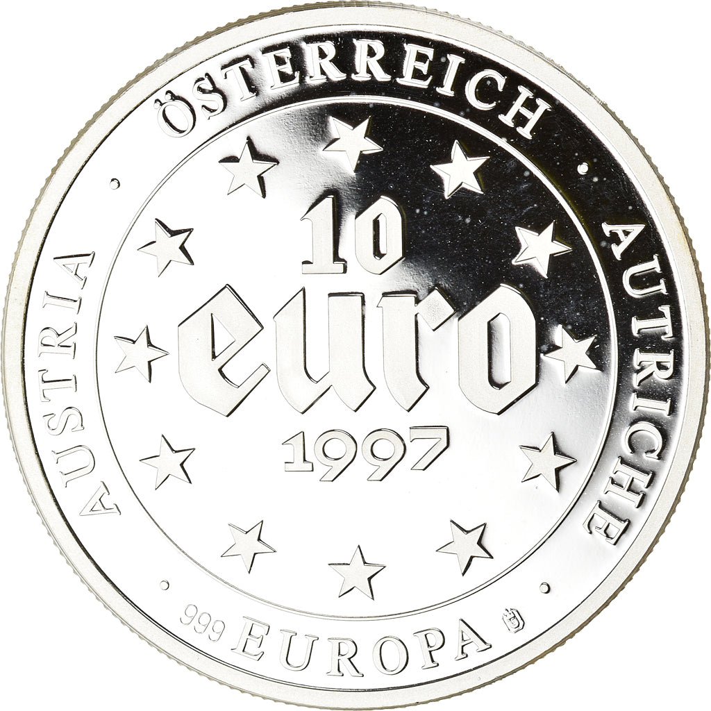 Austria, 10 Euro, 1997, BE, FDC, Plata, KM:New