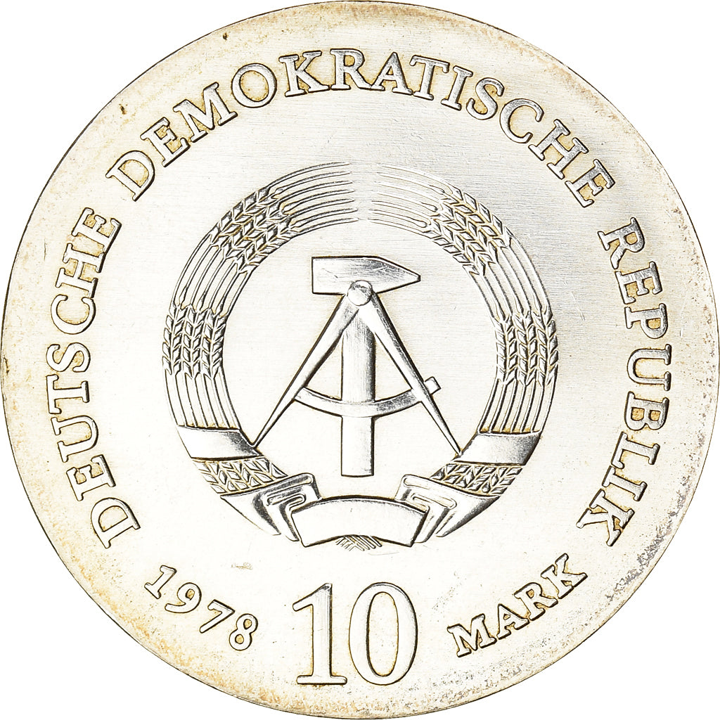 Coin, GERMAN-DEMOCRATIC REPUBLIC, 175th Anniversary - Birth of Justus von