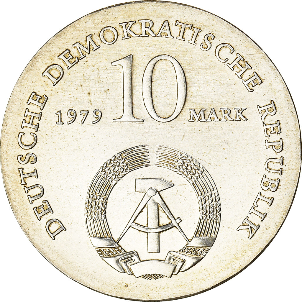Munten, DUITSE DEMOCRATISCHE REPUBLIEK, 175th Anniversary - Birth of Ludwig