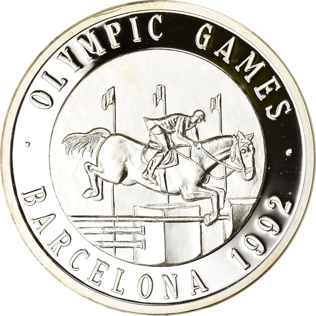Spain, Token, Les Jeux Olympiques de Barcelone, 1992, BE, MS(65-70), Silver