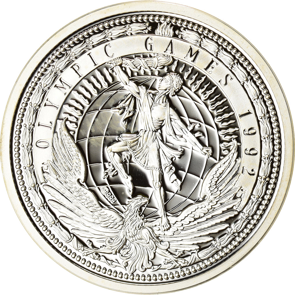 Spain, Token, Les Jeux Olympiques de Barcelone, 1992, BE, MS(65-70), Silver
