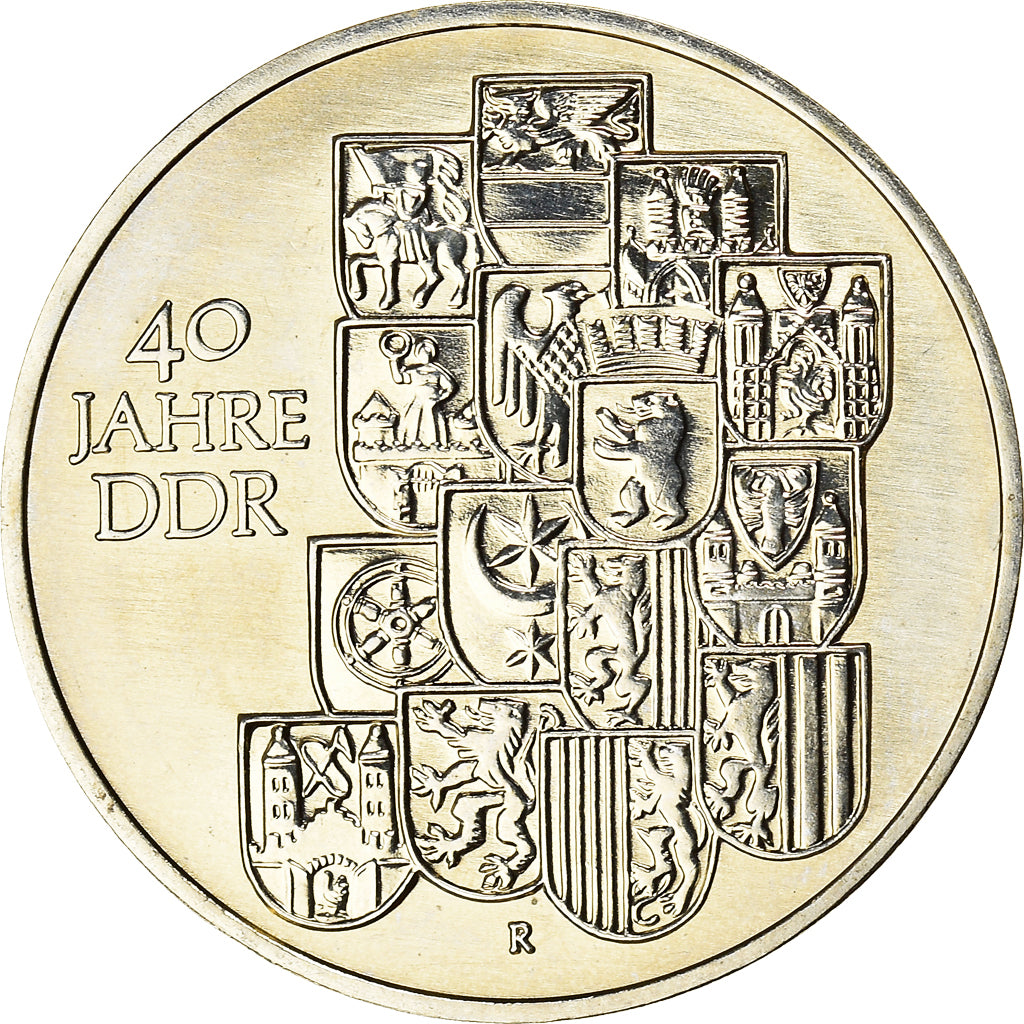Coin, GERMAN-DEMOCRATIC REPUBLIC, 10 Mark, 1989, Berlin, MS(63)
