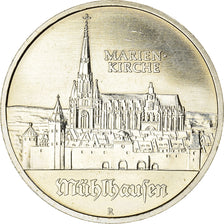 Coin, GERMAN-DEMOCRATIC REPUBLIC, Marien Kirche in M, 5 Mark, 1989, Berlin