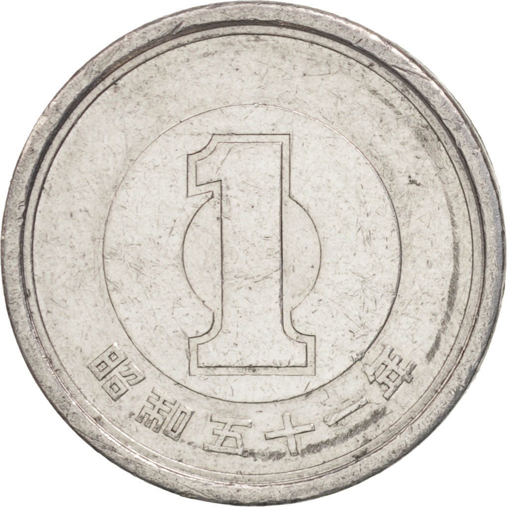 Coin, Japan, Hirohito, Yen, 1976, VF(30-35), Aluminum, KM:74