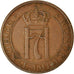 Coin, Norway, Haakon VII, 2 Öre, 1940, EF(40-45), Bronze, KM:371