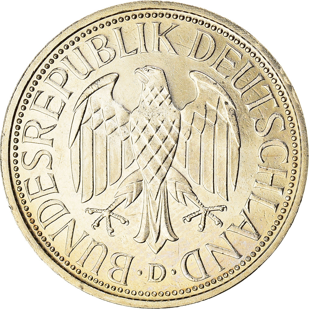 Coin, GERMANY - FEDERAL REPUBLIC, Mark, 1994, Munich, MS(63), Copper-nickel