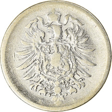 Coin, GERMANY - EMPIRE, Wilhelm I, Mark, 1875, Muldenhütten, VF(20-25), Silver