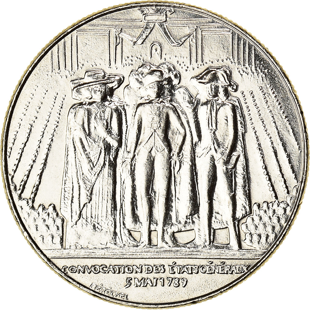Coin, France, 1 Franc, 1989, AU(50-53), Nickel, KM:967, Gadoury:477