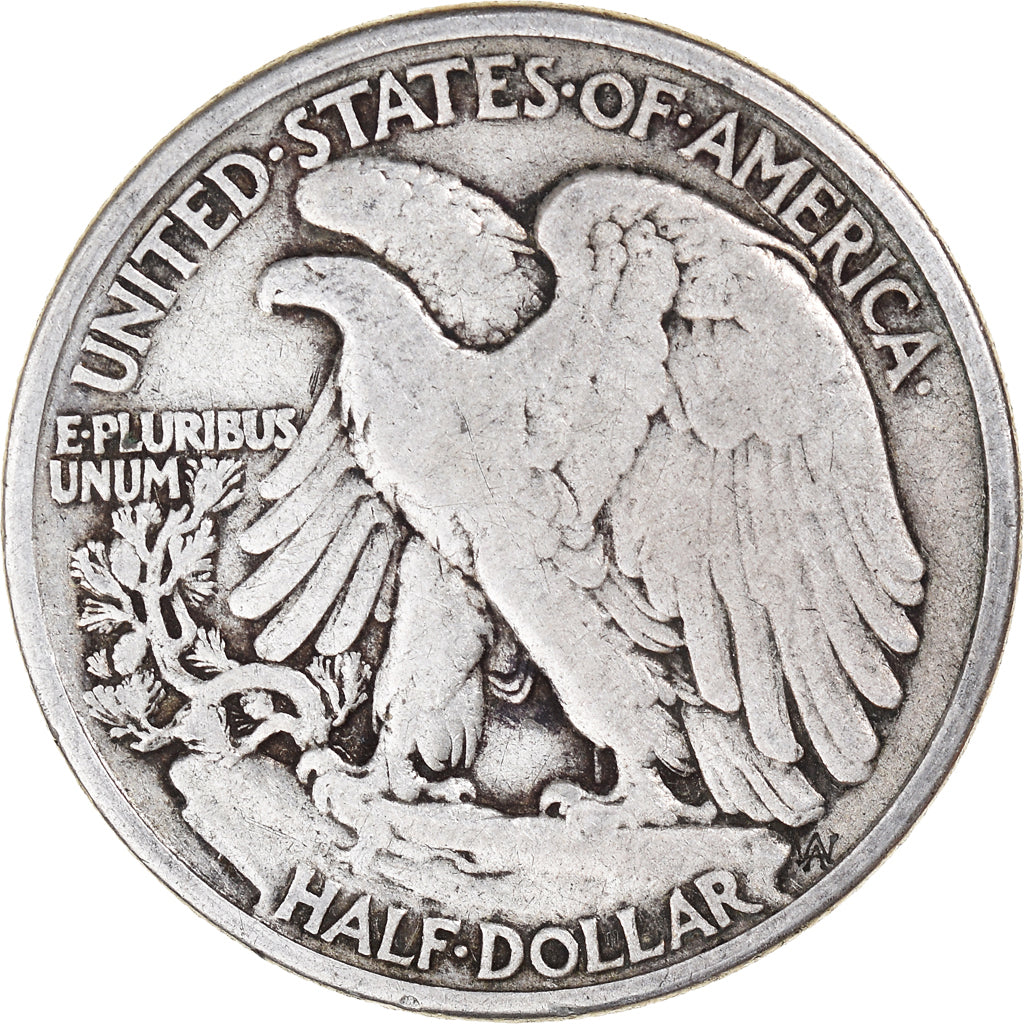 Monnaie, États-Unis, Walking Liberty Half Dollar, Half Dollar, 1937, U.S. Mint