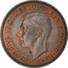 Coin, Great Britain, George VI, Farthing, 1937, EF(40-45), Bronze, KM:843