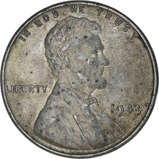 Coin, United States, Lincoln Cent, Cent, 1943, U.S. Mint, Philadelphia