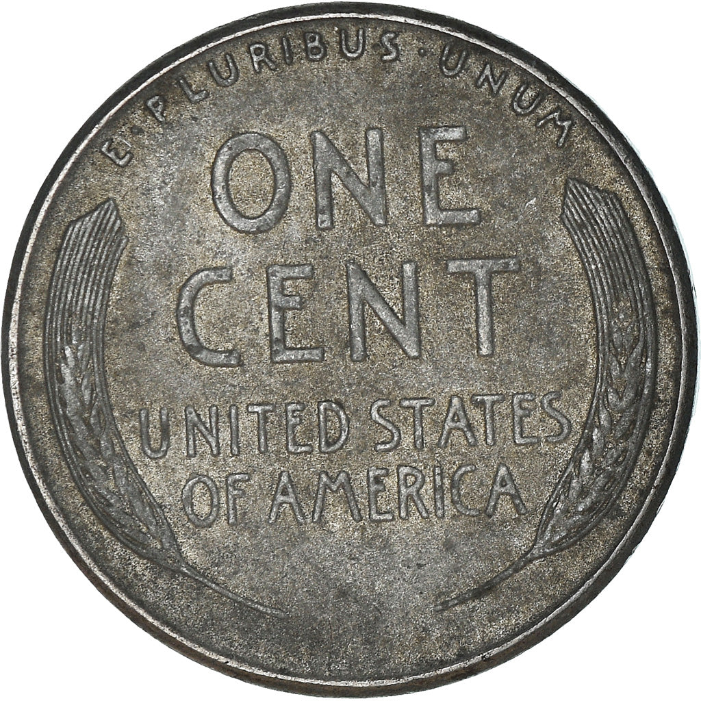 Coin, United States, Lincoln Cent, Cent, 1943, U.S. Mint, Philadelphia