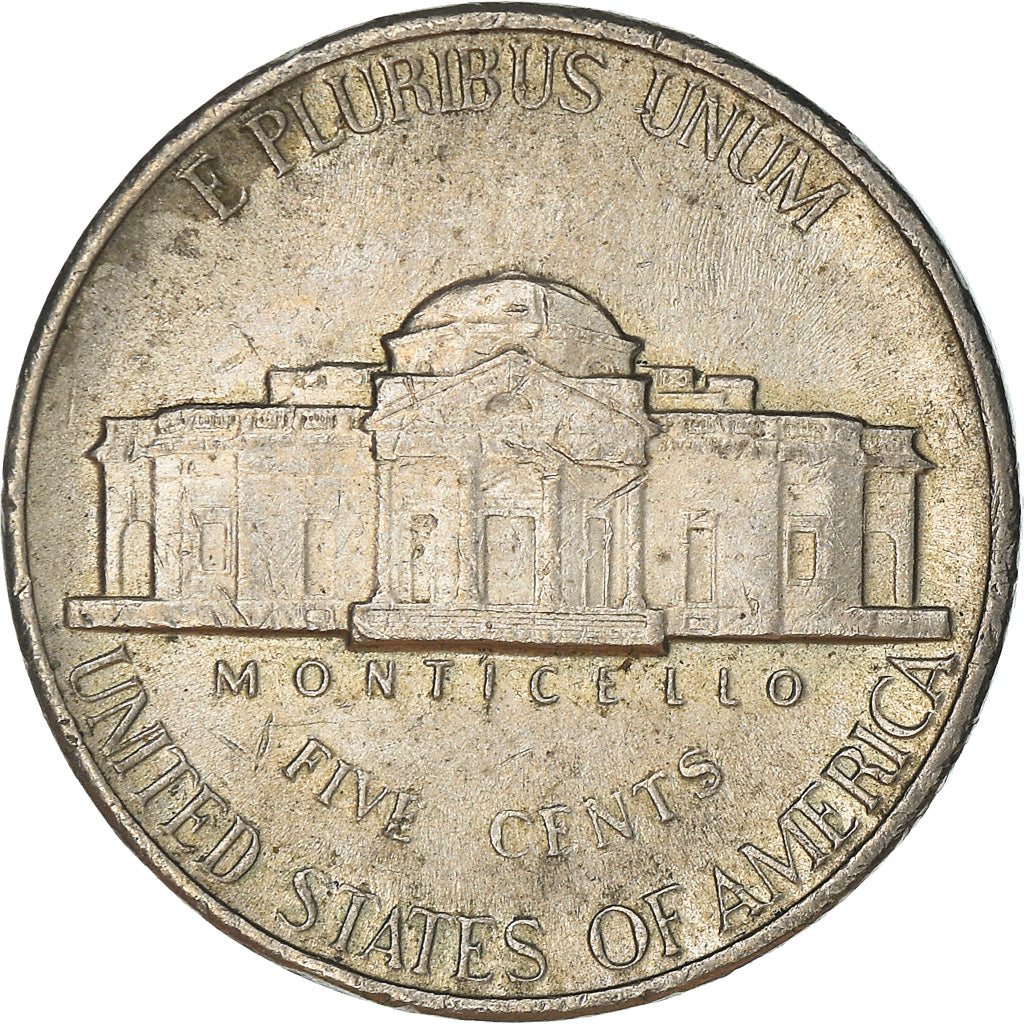 Munten, Verenigde Staten, Jefferson Nickel, 5 Cents, 1997, U.S. Mint