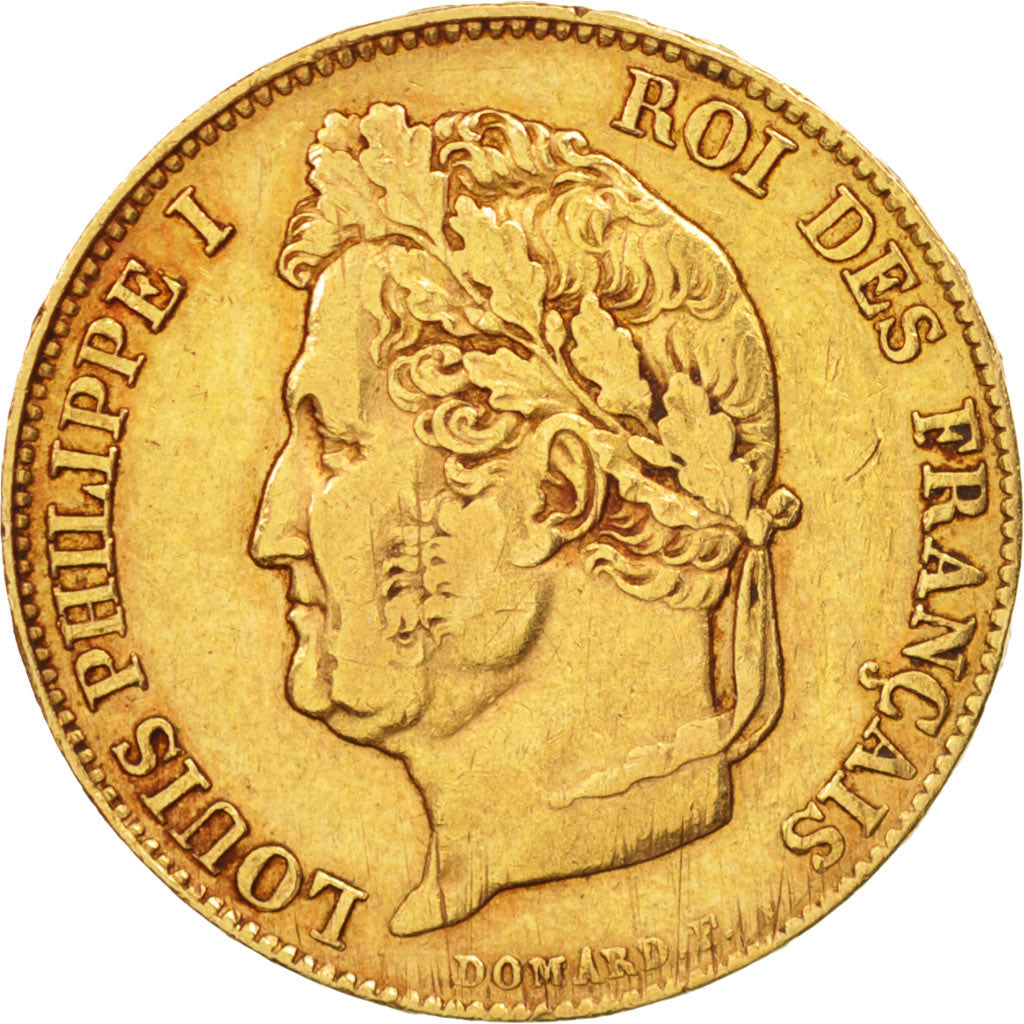 France, Louis-Philippe, 20 Francs, 1834, Paris, EF(40-45), Gold, KM:750.1