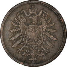 Coin, GERMANY - EMPIRE, Wilhelm I, 2 Pfennig, 1876, Frankfurt am Main