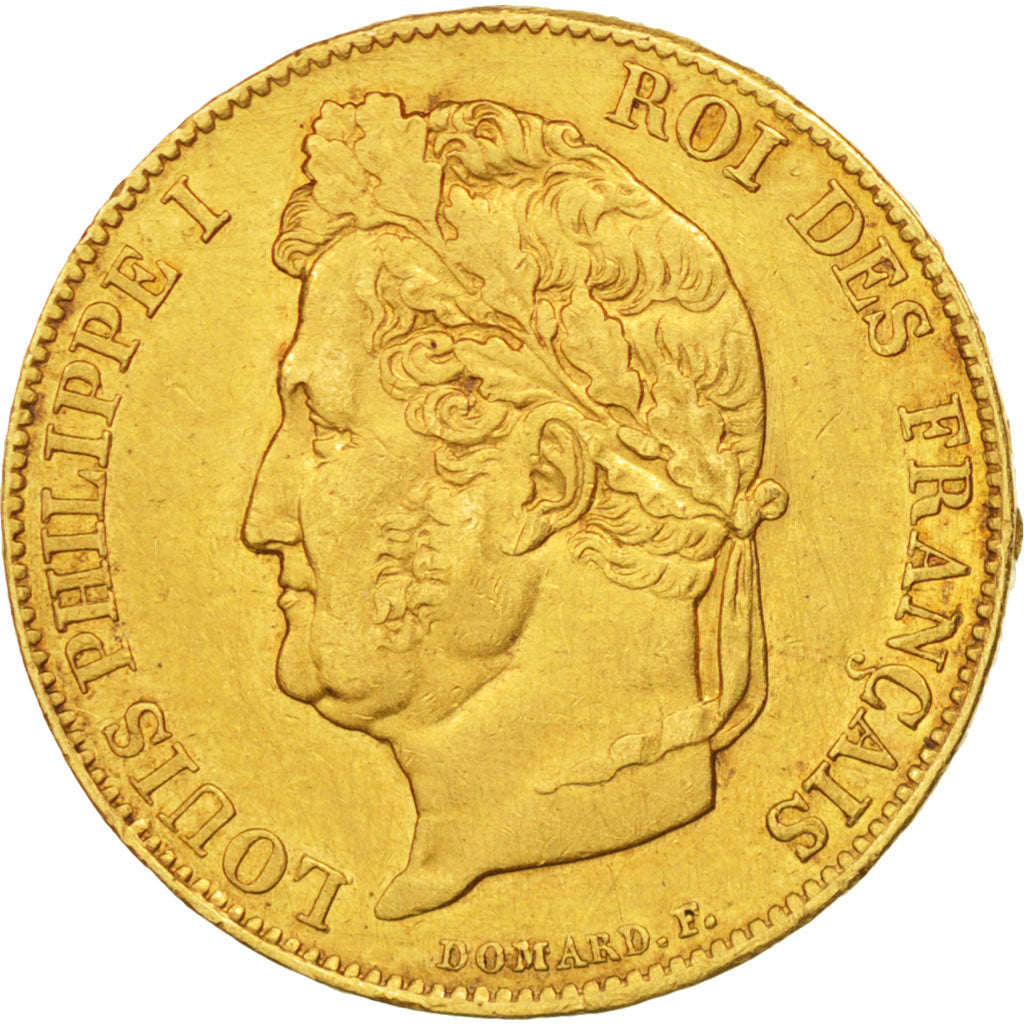 France, Louis-Philippe, 20 Francs, 1834, Bayonne, AU(50-53), Gold, KM:750.3