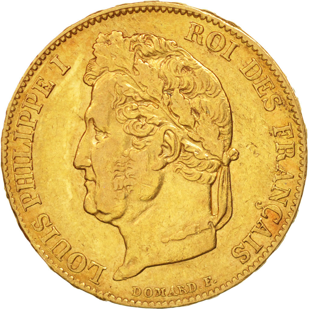 Coin, France, Louis-Philippe, 20 Francs, 1834, Lille, AU(50-53), Gold, KM:750.5