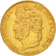 Coin, France, Louis-Philippe, 20 Francs, 1834, Lille, AU(50-53), Gold, KM:750.5