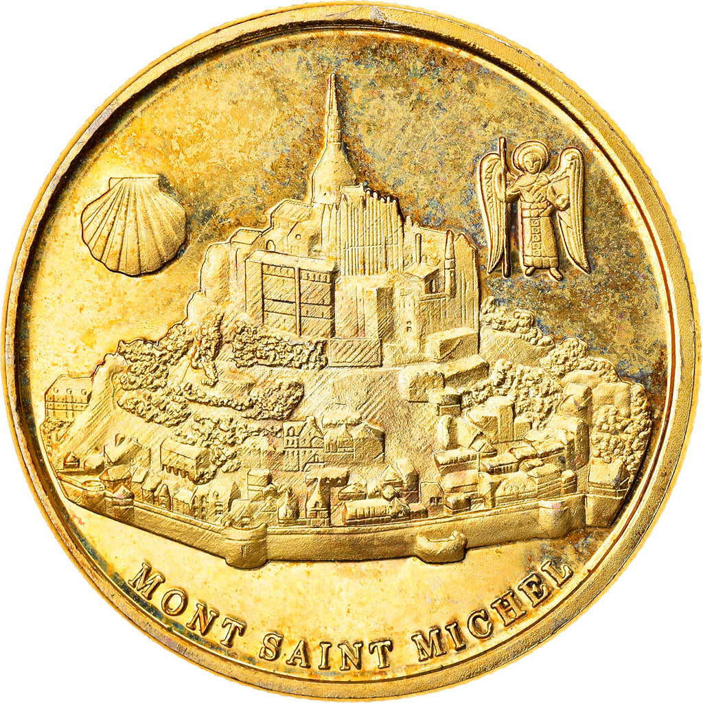 France, Token, Touristic token, Le Mont-Saint-Michel - L'Archange et la