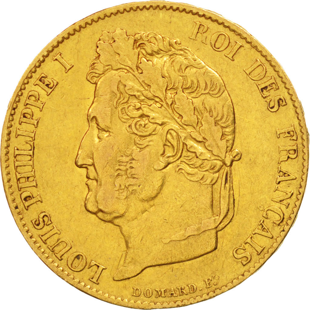 France, Louis-Philippe, 20 Francs, 1836, Paris, EF(40-45), Gold, KM:750.1