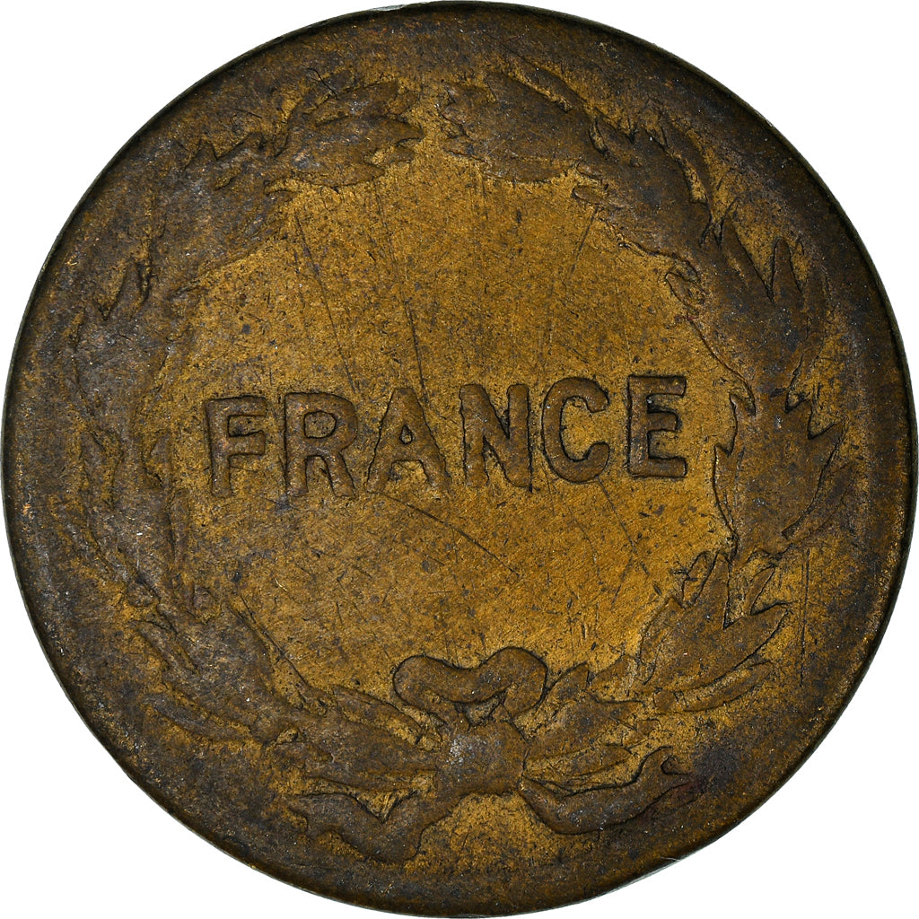 Moneta, Francia, France Libre, 2 Francs, 1944, Philadelphia, MB+, Ottone