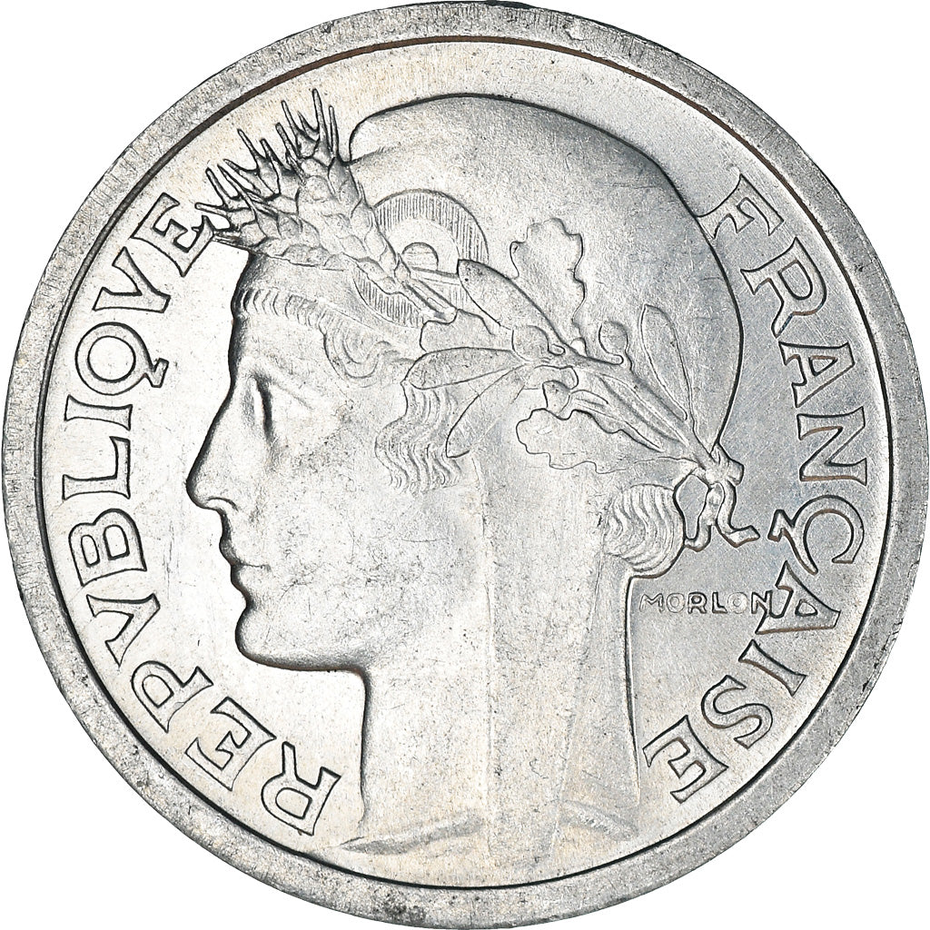 Coin, France, Morlon, Franc, 1941, Paris, EF(40-45), Aluminum, KM:885a.1