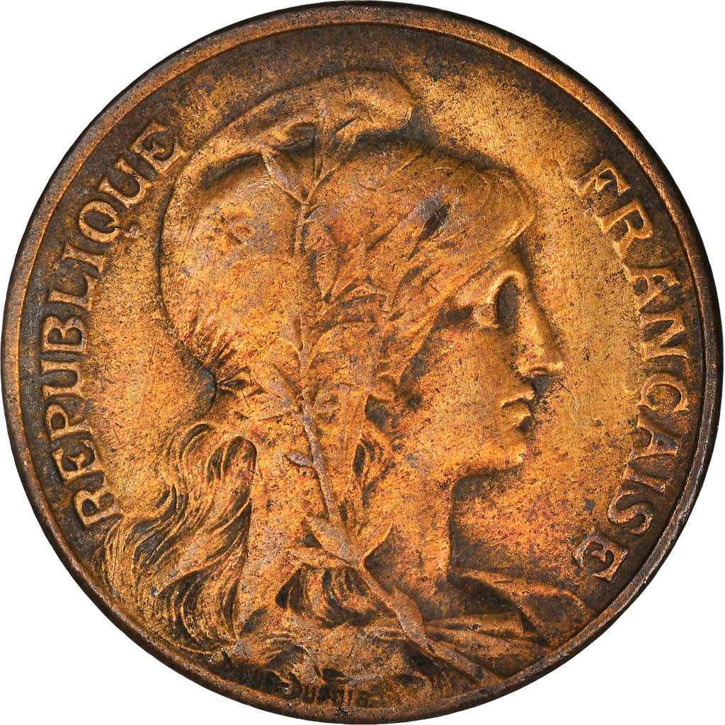 Coin, France, Dupuis, 10 Centimes, 1914, Paris, EF(40-45), Bronze, KM:843