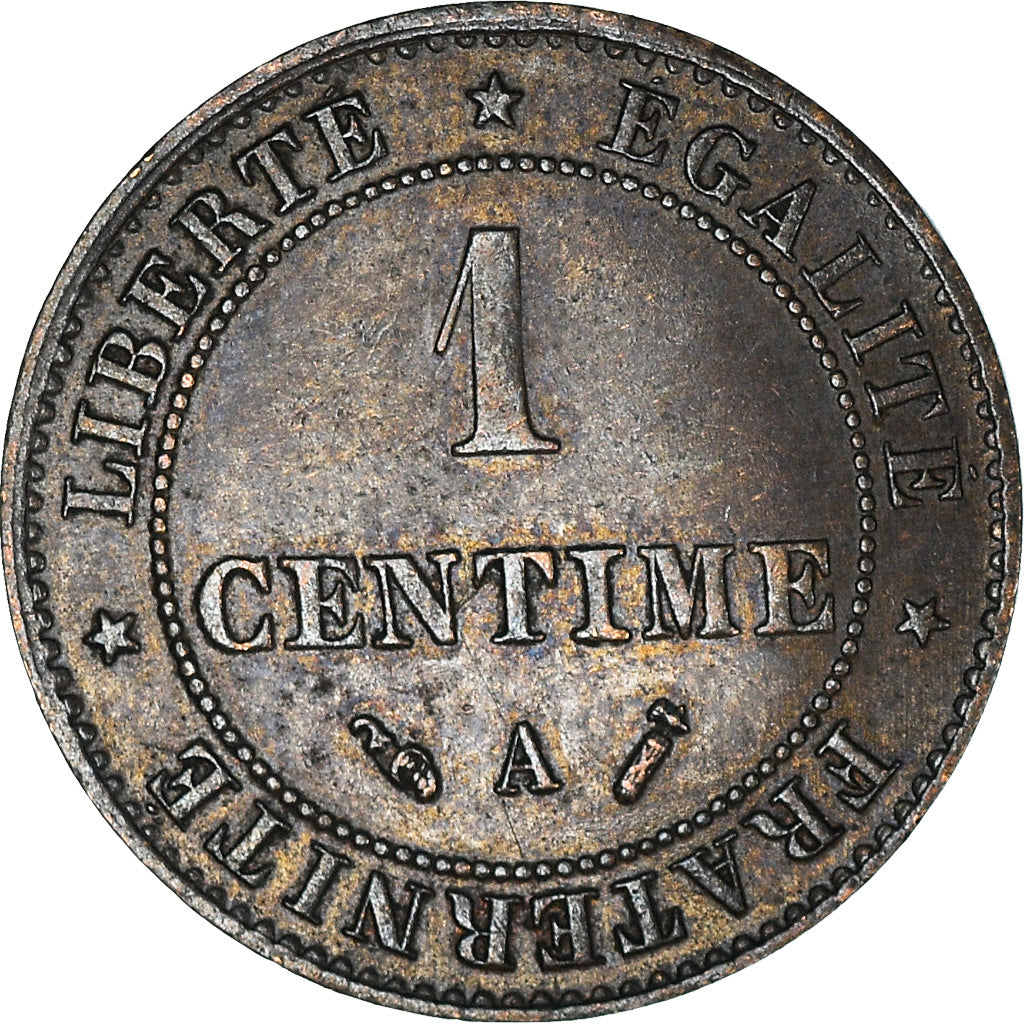 Coin, France, Cérès, Centime, 1891, Paris, EF(40-45), Bronze, KM:826.1