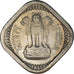 Coin, INDIA-REPUBLIC, 5 Naye Paise, 1963, EF(40-45), Copper-nickel, KM:16