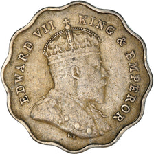 Monnaie, INDIA-BRITISH, Edward VII, Anna, 1910, TTB, Copper-nickel, KM:504