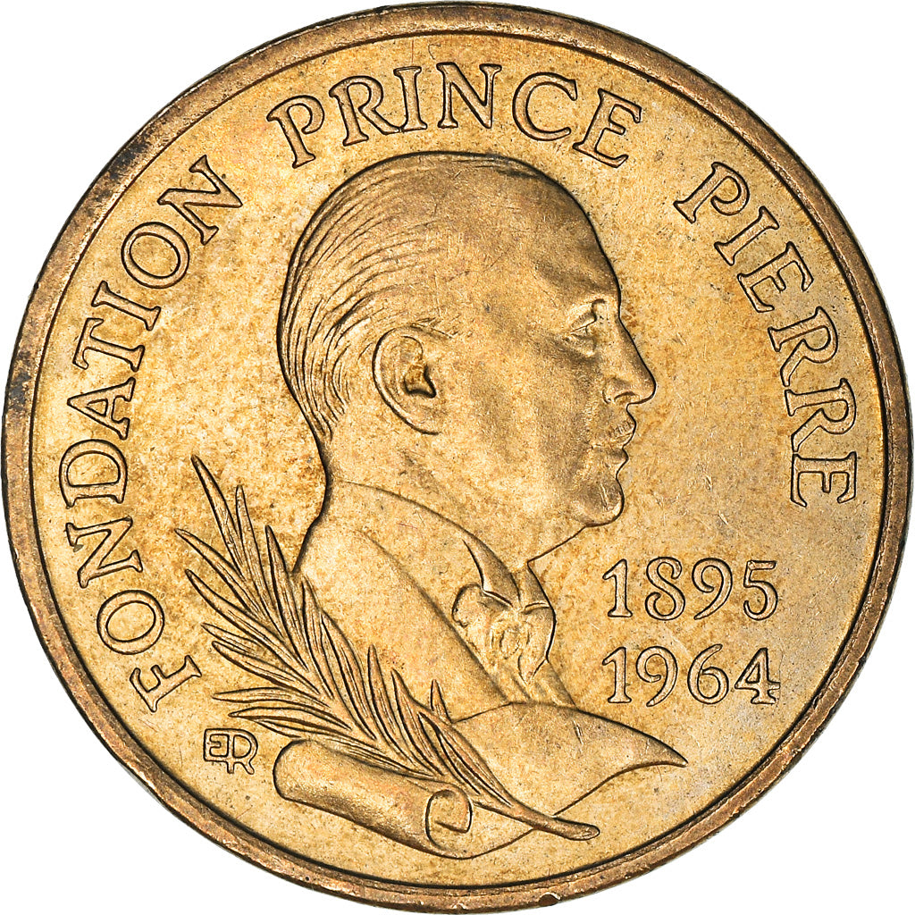 Coin, Monaco, Rainier III, 10 Francs, 1989, EF(40-45), Nickel-Aluminum-Bronze