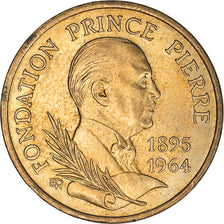 Moneta, Monaco, Rainier III, 10 Francs, 1989, EF(40-45), Nikiel-Aluminium-Brąz