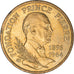 Moneta, Monaco, Rainier III, 10 Francs, 1989, EF(40-45), Nikiel-Aluminium-Brąz