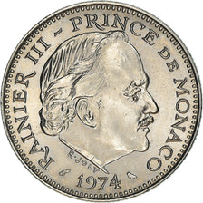 Monnaie, Monaco, Rainier III, 5 Francs, 1974, SUP, Copper-nickel, KM:150