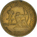 Moneda, Mónaco, Louis II, 50 Centimes, 1926, Poissy, MBC, Aluminio - bronce