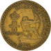 Moeda, Mónaco, Louis II, Franc, 1924, Poissy, EF(40-45), Alumínio-Bronze