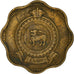 Coin, Ceylon, Elizabeth II, 10 Cents, 1971, EF(40-45), Nickel-brass, KM:130