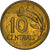 Coin, Peru, 10 Centavos, 1970, Lima, EF(40-45), Brass, KM:245.2