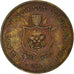 Moneda, Burundi, Franc, 1965, BC+, Latón, KM:6
