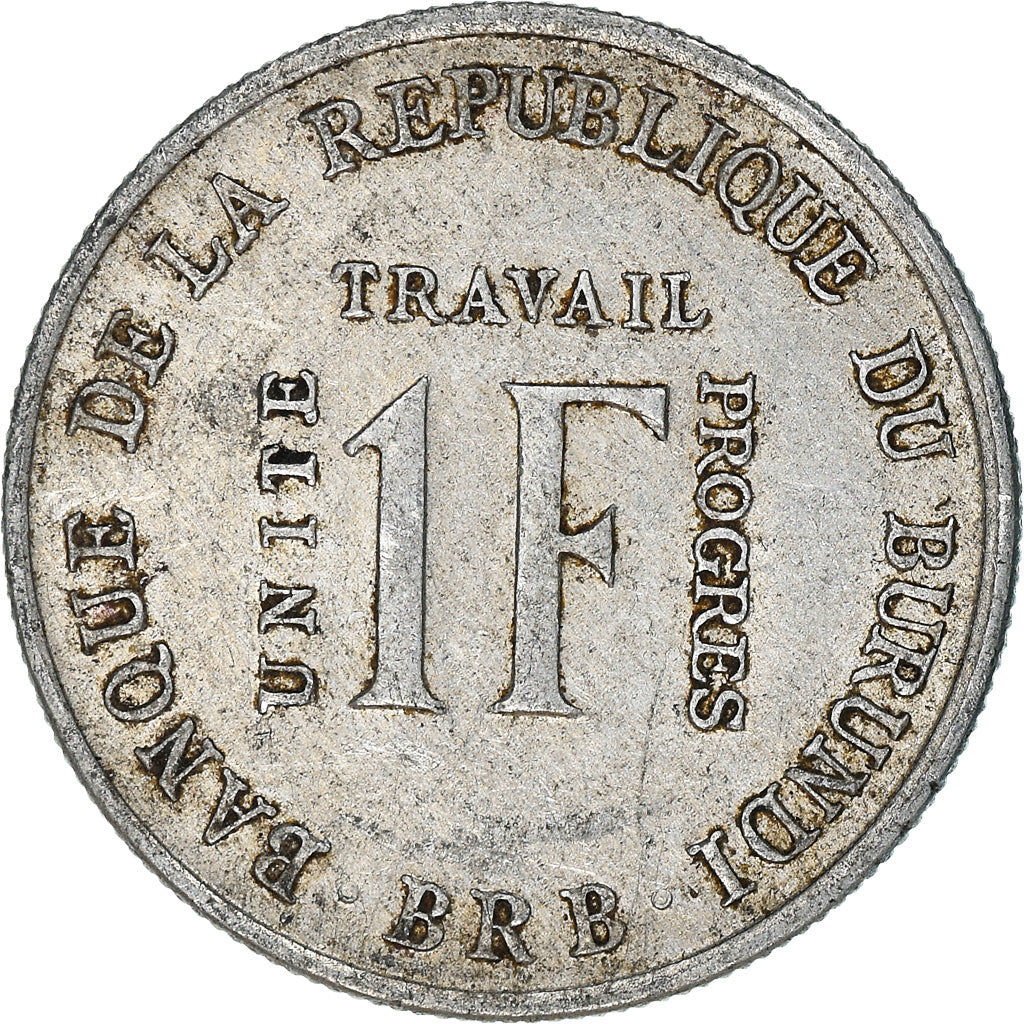 Coin, Burundi, Franc, 1970, EF(40-45), Aluminum, KM:18